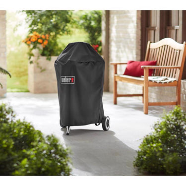 Weber Premium Black Grill Cover For 18in Charcoal Grills excluding Jumbo Joe