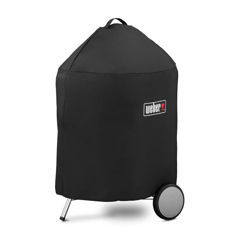 Load image into Gallery viewer, Weber Black Grill Cover For Premium 22 inch Charcoal Grills
