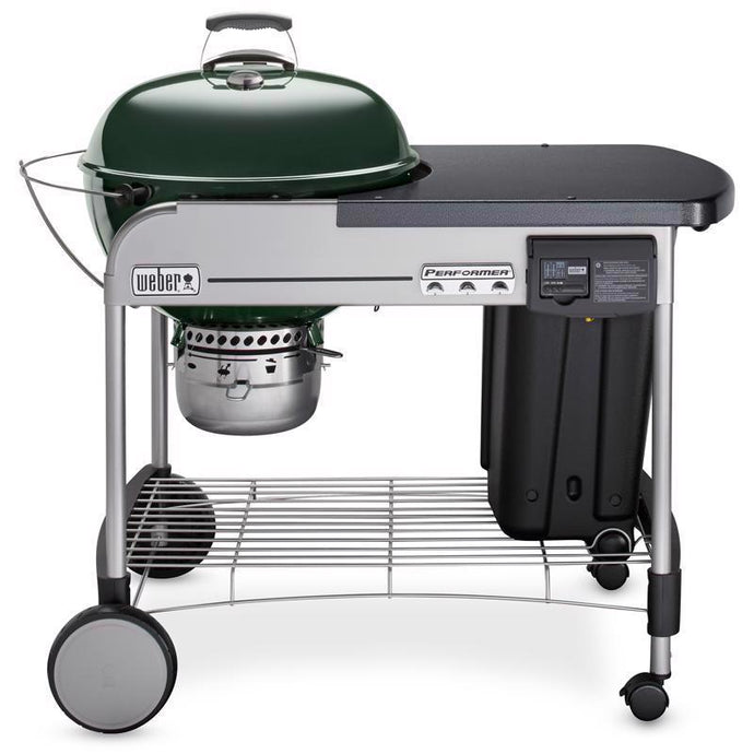 Weber 22 in. Performer Deluxe Charcoal Grill Green