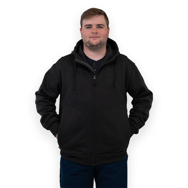 Polar King Miller Zip Front Hoodie (Black) Size 3XL