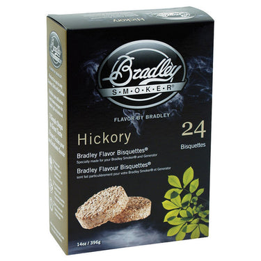 Bradley Smoker All Natural Hickory All Natural Wood Bisquettes 24 pk