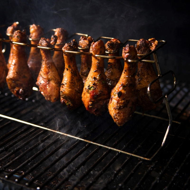 Load image into Gallery viewer, Traeger Steel Chicken Leg Hanger 16.5 in. L X 5.5 in. W 1 pk
