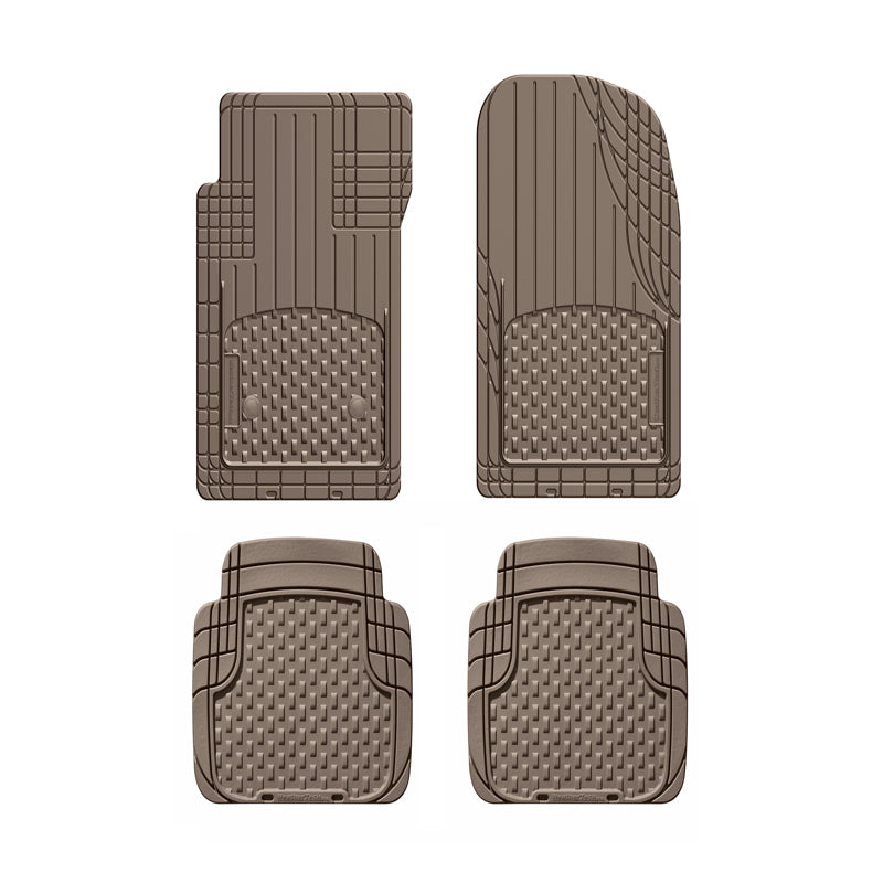Load image into Gallery viewer, WeatherTech Trim-To-Fit Tan Rubber Molded Auto Floor Mats 4 pk
