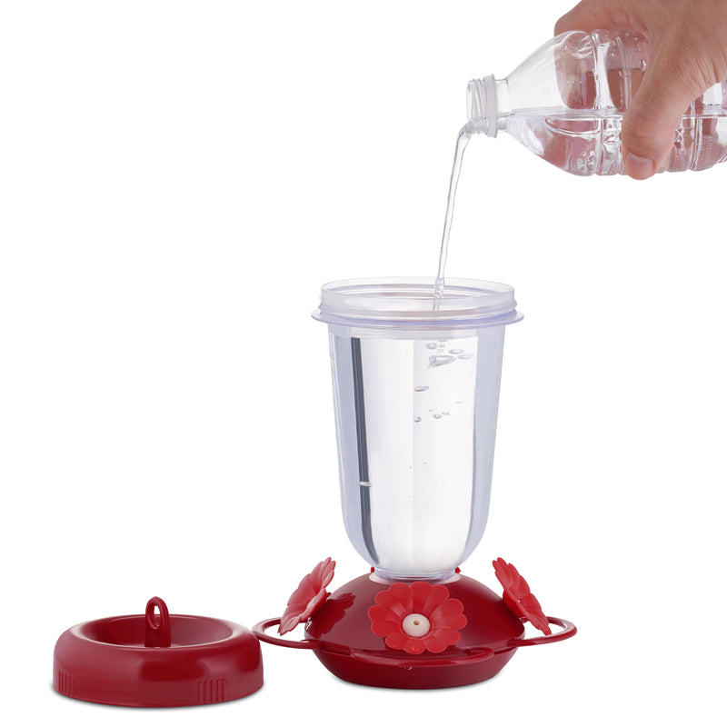 Load image into Gallery viewer, Perky-Pet Hummingbird 16 oz Plastic Nectar Feeder 4 ports
