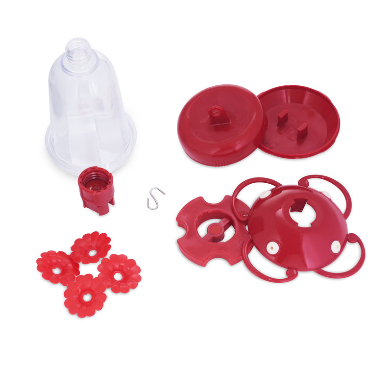 Load image into Gallery viewer, Perky-Pet Hummingbird 16 oz Plastic Nectar Feeder 4 ports
