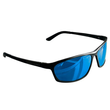 Alexander Metal Sportsman Polarized Sunglasses (Jet Black/Sapphire Blue)