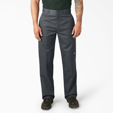 Dickies Loose Fit Double Knee Work Pants (Charcoal Gray) Size 34x34