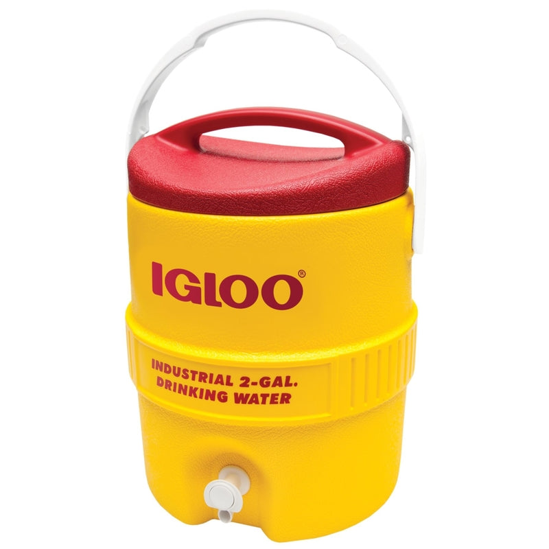 Load image into Gallery viewer, Igloo Red/Yellow 2 gal Water Cooler
