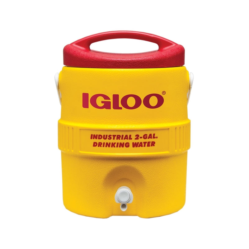 Load image into Gallery viewer, Igloo Red/Yellow 2 gal Water Cooler
