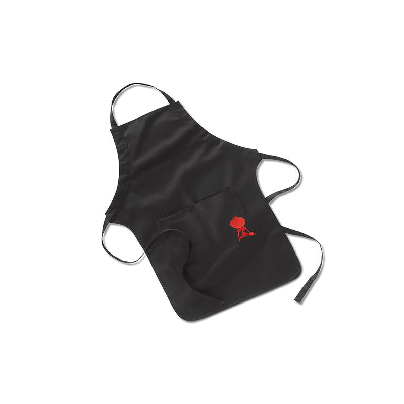 Load image into Gallery viewer, Weber Black Apron w/Red Kettle Cotton Apron
