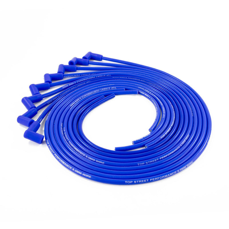 Load image into Gallery viewer, 8.5mm Universal Blue Ignition Wires with 180° Plug Boots
