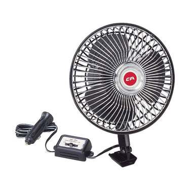 Custom Accessories 12 V Black Oscillating Fan 1 pk
