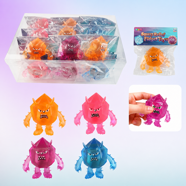 Squishy 3.5" Gem Monsters (Sold Separately)