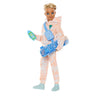 Barbie Dream Besties Ken doll in a peach checkered outfit holding a blue skateboard and phone