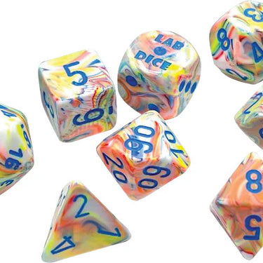 Chessex Kaleidoscope Festive Luminary Lab Dice Set