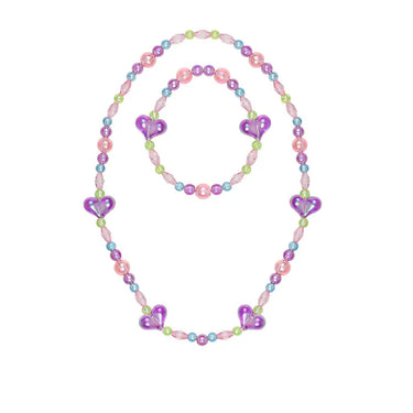 My Heart Will Go On Necklace & Bracelet Set