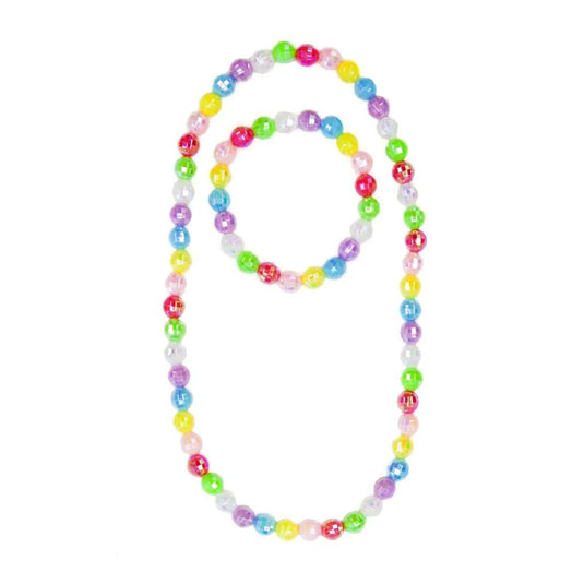 Color Me Rainbow Necklace & Bracelet Set