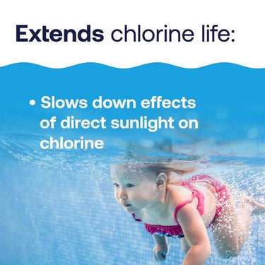 HTH Pool Care Granule Chlorine Stabilizer 4 lb