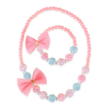 Think Pink Necklace & Bracelet Set