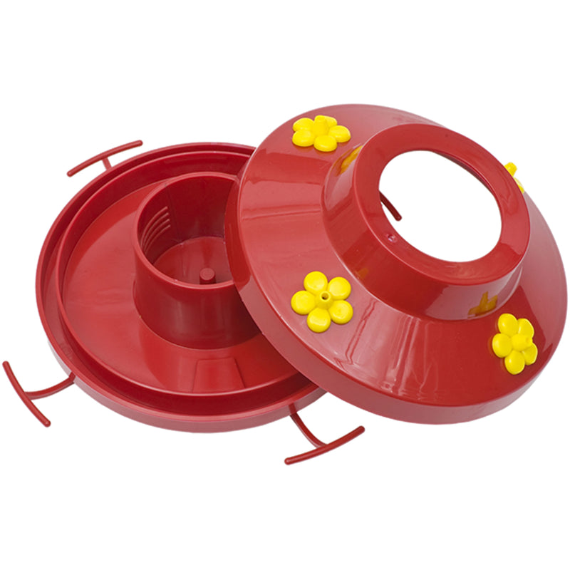 Load image into Gallery viewer, Perky-Pet Hummingbird 16 oz Glass/Plastic Pinch Waist Nectar Feeder 4 ports
