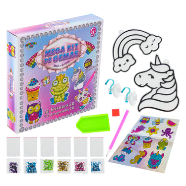 Craftology Kids Mega Big Gem Diamond Painting Kit Spanish