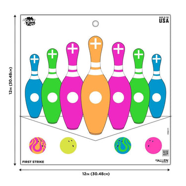 EZ Aim Fun Triggering More Fun Paper Shooting Targets, 12"W x 12"H, 9-Pack
