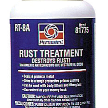 Permatex Rust Treatment White Latex Primer 8 oz