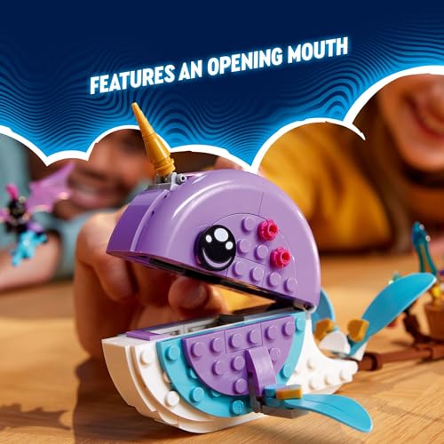 Load image into Gallery viewer, LEGO DREAMZzz Izzie&#39;s Narwhal Hot-Air Balloon Deep-Sea Animal Toy 156pc
