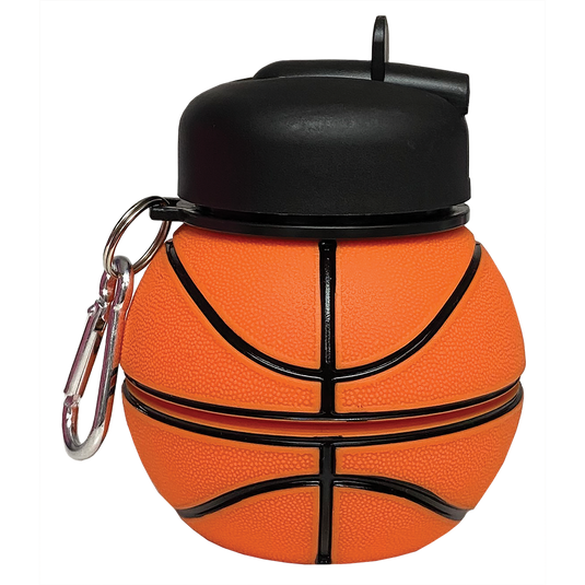 Basketball Collapsible Water Bottle
