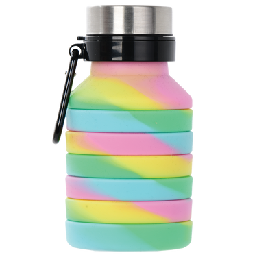 Swirl Tie Dye Collapsible Water Bottle