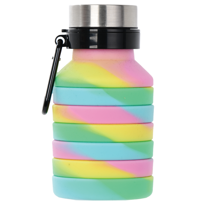 Swirl Tie Dye Collapsible Water Bottle