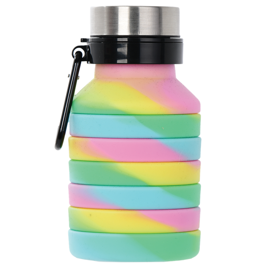 Swirl Tie Dye Collapsible Water Bottle