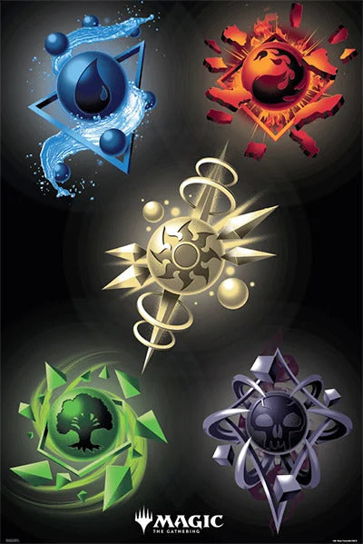 Magic the Gathering - Mana Poster