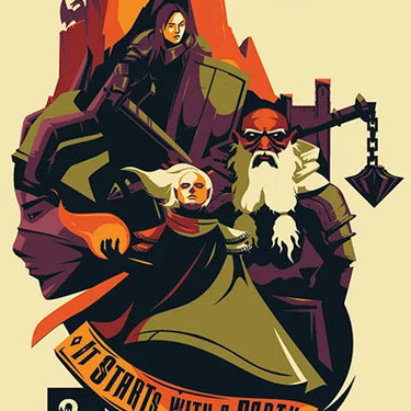 Dungeons & Dragons - Starts With a Party Poster