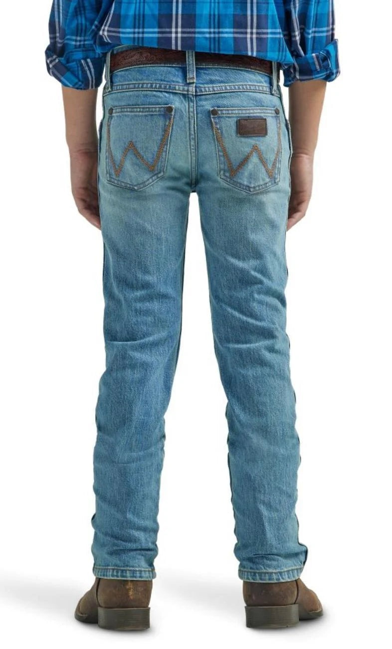 Load image into Gallery viewer, Wrangler Boys 10R Retro Slim Straight Leg Jeans
