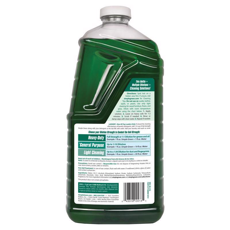 Load image into Gallery viewer, Simple Green Sassafras Scent Concentrated All Purpose Cleaner Liquid 67.6 oz
