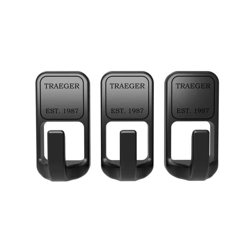 Load image into Gallery viewer, Traeger Magnetic Hooks Black 3pc
