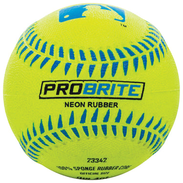 Franklin Pro Brite Assorted Neon Rubber T-Ball 9 in. 1 pk