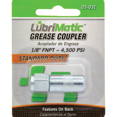 LubriMatic 1/8 in. Straight Grease Gun Coupler 1 pk