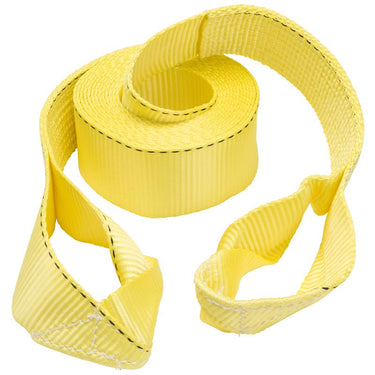 Keeper 3 in. W X 20 ft. L Yellow Vehicle Recovery Strap 11000 lb 1 pk