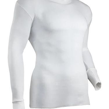Indera Men's Cotton Rib Knit Thermal Crew LT