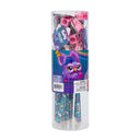 Back of the Furby jumbo pencil tub display