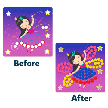 Dot It! Unicorn & Princess Sticker Art Kit