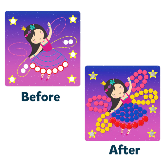 Dot It! Unicorn & Princess Sticker Art Kit