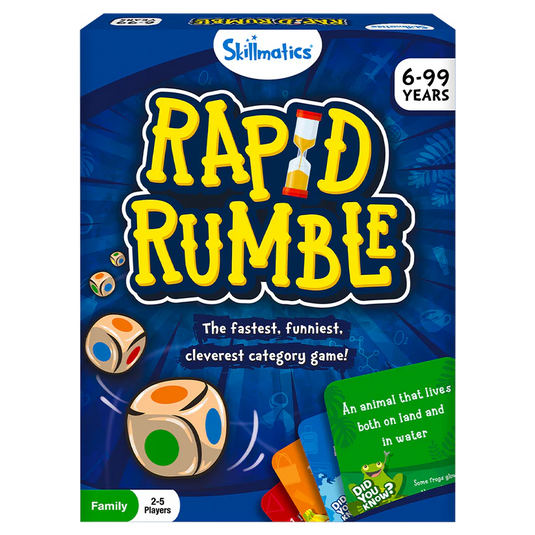 Rapid Rumble Family Category Card Game