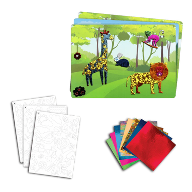 Foil Fun World of Animals Creative Foil Art Kit