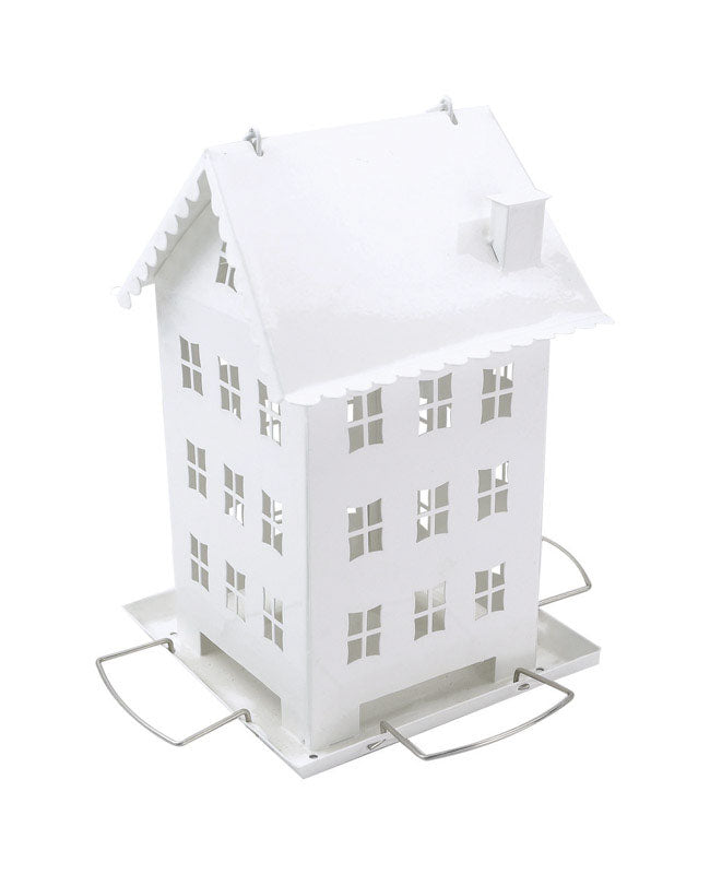 Load image into Gallery viewer, Perky-Pet Wild Bird 2.8 lb Metal Farmhouse Bird Feeder 4 ports
