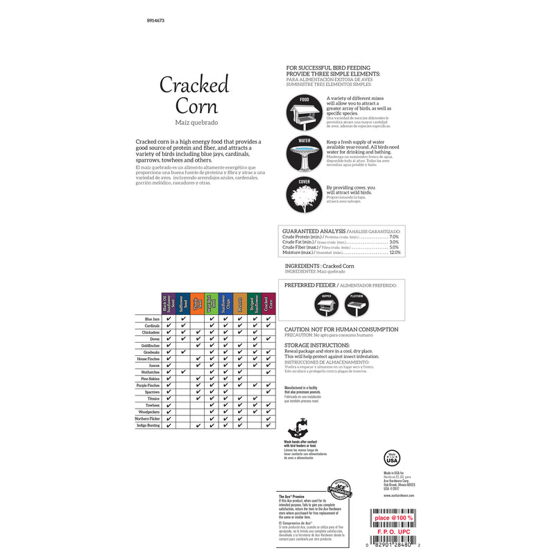 Load image into Gallery viewer, Ace Songbird Corn Cracked Corn 10 lb
