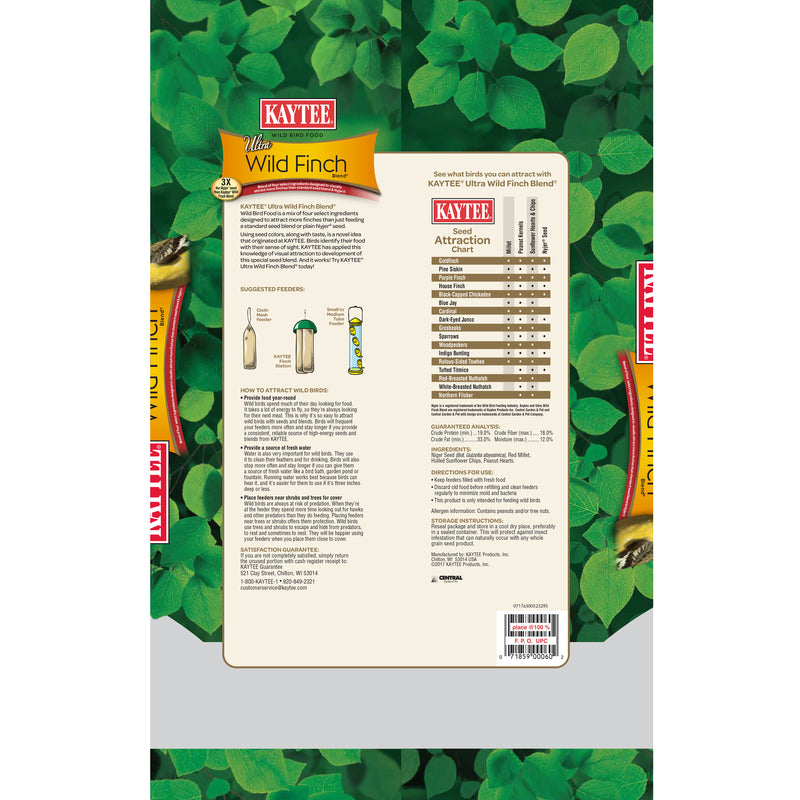 Load image into Gallery viewer, Kaytee Ultra Wild Finch Blend Songbird Niger Seed Wild Bird Food 10 lb
