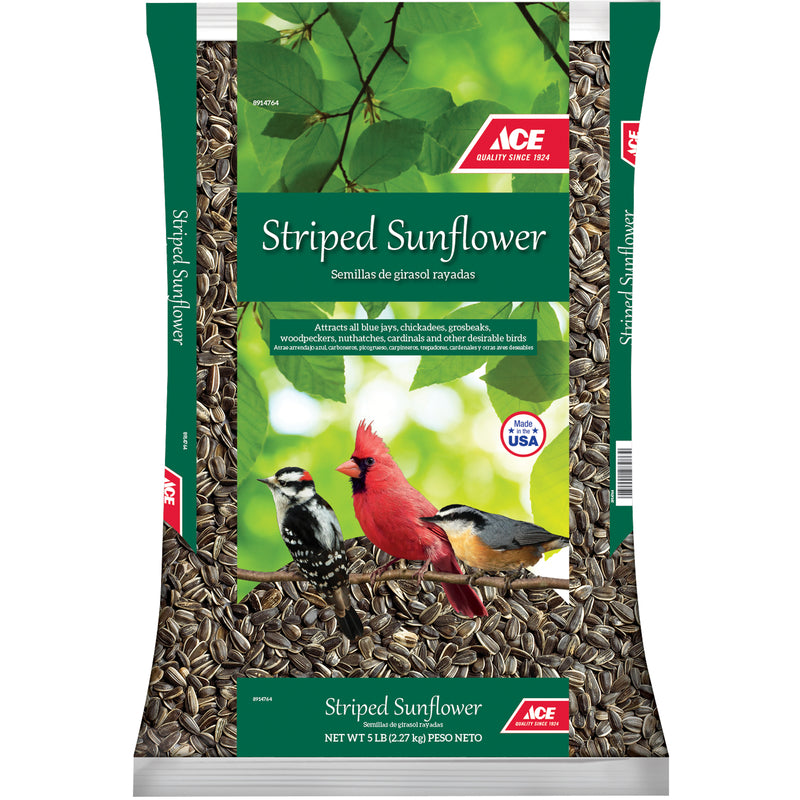 Load image into Gallery viewer, Ace Songbird Striped Sunflower Seed Wild Bird Food 5 lb
